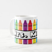 Persoonlijke koffiebeker voor docenten koffiemok (Voorkant links)
