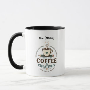 Persoonlijke koffiebeker voor leraren Powered by Mok