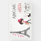 Persoonlijke koffiebranderij en kattengiffeltoren  spandoek (Verticaal)