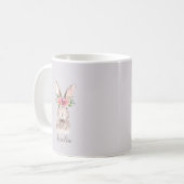 Persoonlijke koffiebunny koffiemok (Voorkant links)