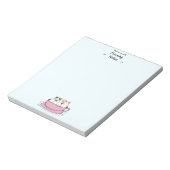 Persoonlijke koffiekatten notitieblok (Linkerzijde)