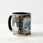 Persoonlijke koffiekratten Boeken Foto Mok (Voorkant links)