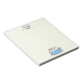 Persoonlijke koffiekratten notitieblok (Schuin)