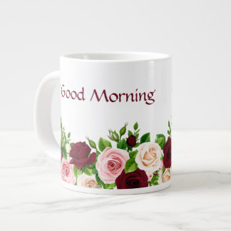 Persoonlijke koffiemok bloem grote koffiekop