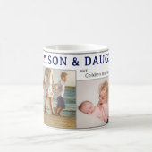 Persoonlijke koffiemok cadeau voor zoon en dochter (Center)