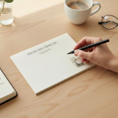 Persoonlijke koffiemok met bloemenprint post-it® notes