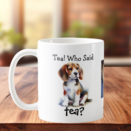 Persoonlijke koffiemok met foto van BEAGLE-hond en