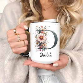 Persoonlijke koffiemok met geboortebloem cadeau vo mok