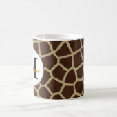 Persoonlijke koffiemok met giraffeprint (Center)