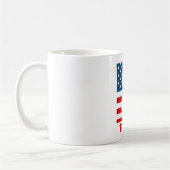 Persoonlijke koffiemok met monogram 4 juli (Links)