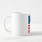 Persoonlijke koffiemok met monogram voor 4 juli (Links)