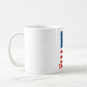 Persoonlijke koffiemok met monogram voor 4 juli (Links)
