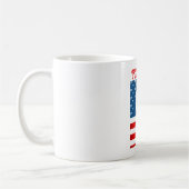 Persoonlijke koffiemok met monogram voor 4 juli (Links)
