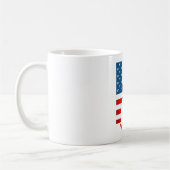Persoonlijke koffiemok met monogram voor 4 juli (Links)