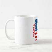 Persoonlijke koffiemok met monogram voor 4 juli (Links)
