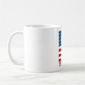 Persoonlijke koffiemok met monogram voor 4 juli (Links)