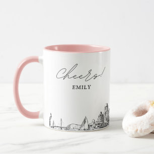 Persoonlijke koffiemok St. Petersburg bruiloft Mok