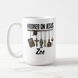 Persoonlijke koffiemok 'Verslaafd aan Jezus'