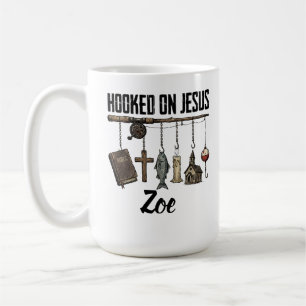 Persoonlijke koffiemok 'Verslaafd aan Jezus'