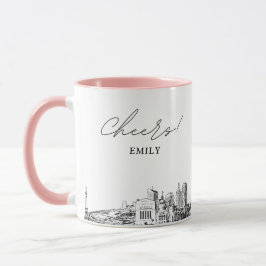 Persoonlijke koffiemok voor een huwelijk in Indian Mok