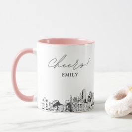 Persoonlijke koffiemok voor een trouwfeest in Denv Mok
