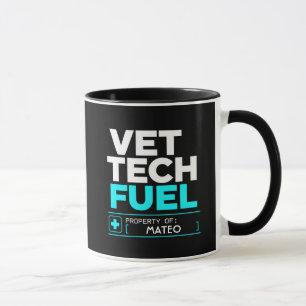 Persoonlijke koffiemok voor een veterinair technic mok