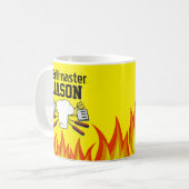 Persoonlijke koffiemok voor grillmaster papa cadea (Voorkant links)