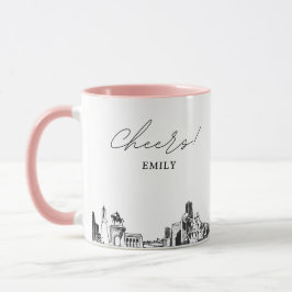 Persoonlijke koffiemok voor huwelijken in Houston Mok