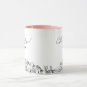 Persoonlijke koffiemok voor trouwdag in Honolulu Mok (Midden)