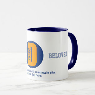 Persoonlijke koffiemokken, mok met betekenis van d