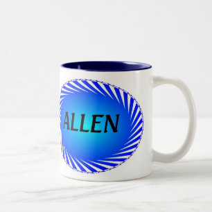 Persoonlijke koffiemuge - Allen Tweekleurige Koffiemok