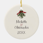 Persoonlijke koffieparen en grote kerst keramisch ornament (Achterkant)