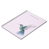 Persoonlijke Kolibrie Aquarel Notitieboek (Linkerzijde)