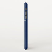 Persoonlijke Kolibrie Bloem Naam Toevoegen iPhone Hoesje (Linkerkant)