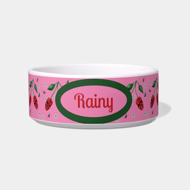 Persoonlijke kom met Cherry Skulls (Voorkant)