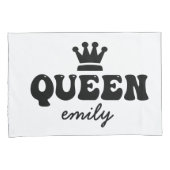 Persoonlijke koning en koningin-paar kussensloop (Voorkant-Rechts)