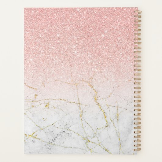 Persoonlijke KONINGIN BEE Roos Gold Large 2021 Planner (Achterkant)