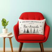 Persoonlijke koppel foto en tekst kussen