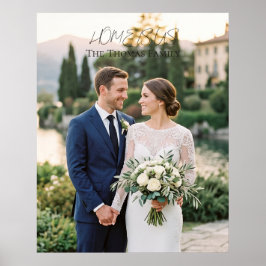 Persoonlijke koppel foto huisposter poster