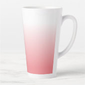 Persoonlijke Koraal Ombre Latte Mok (Rechts)
