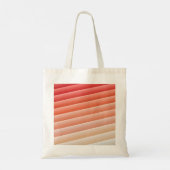 Persoonlijke koraalperzik zonsonderganggradiënt bu tote bag (Achterkant)