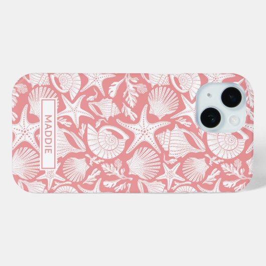 Persoonlijke Koraalschelpen Case-Mate iPhone Case (Achterkant (horizontaal))