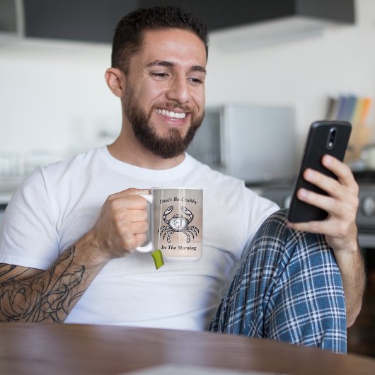 Persoonlijke krabbenzonde koffiemok