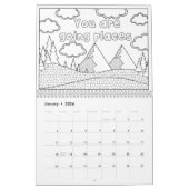 Persoonlijke kracht Kleur me Kalender (Jan 2026)