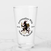 Persoonlijke Krampus Glas (Voorkant)