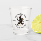 Persoonlijke Krampus Shot Glas (Voorkant)