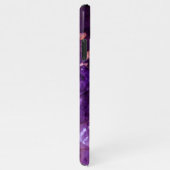 Persoonlijke Kristal Heks Voeg Naam Toe iPhone Hoesje (Rechterkant)