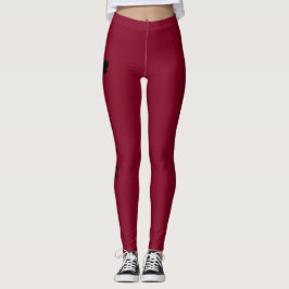 Persoonlijke Kroon Burgundy Leggings
