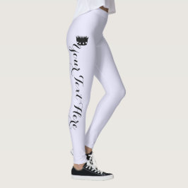 Persoonlijke Kroon Lavendel Leggings