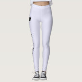 Persoonlijke Kroon Lavendel Leggings (Voorkant)